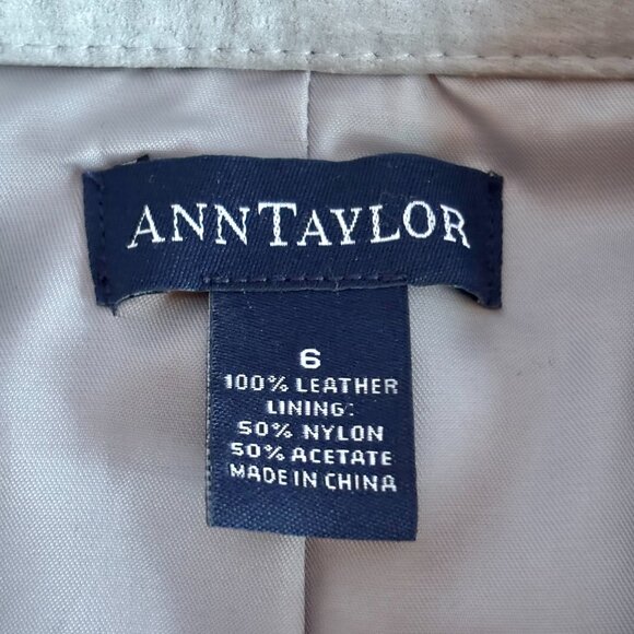 Dove Gray Grey Suede Leather Snap Close Jacket - Picture 8 of 10